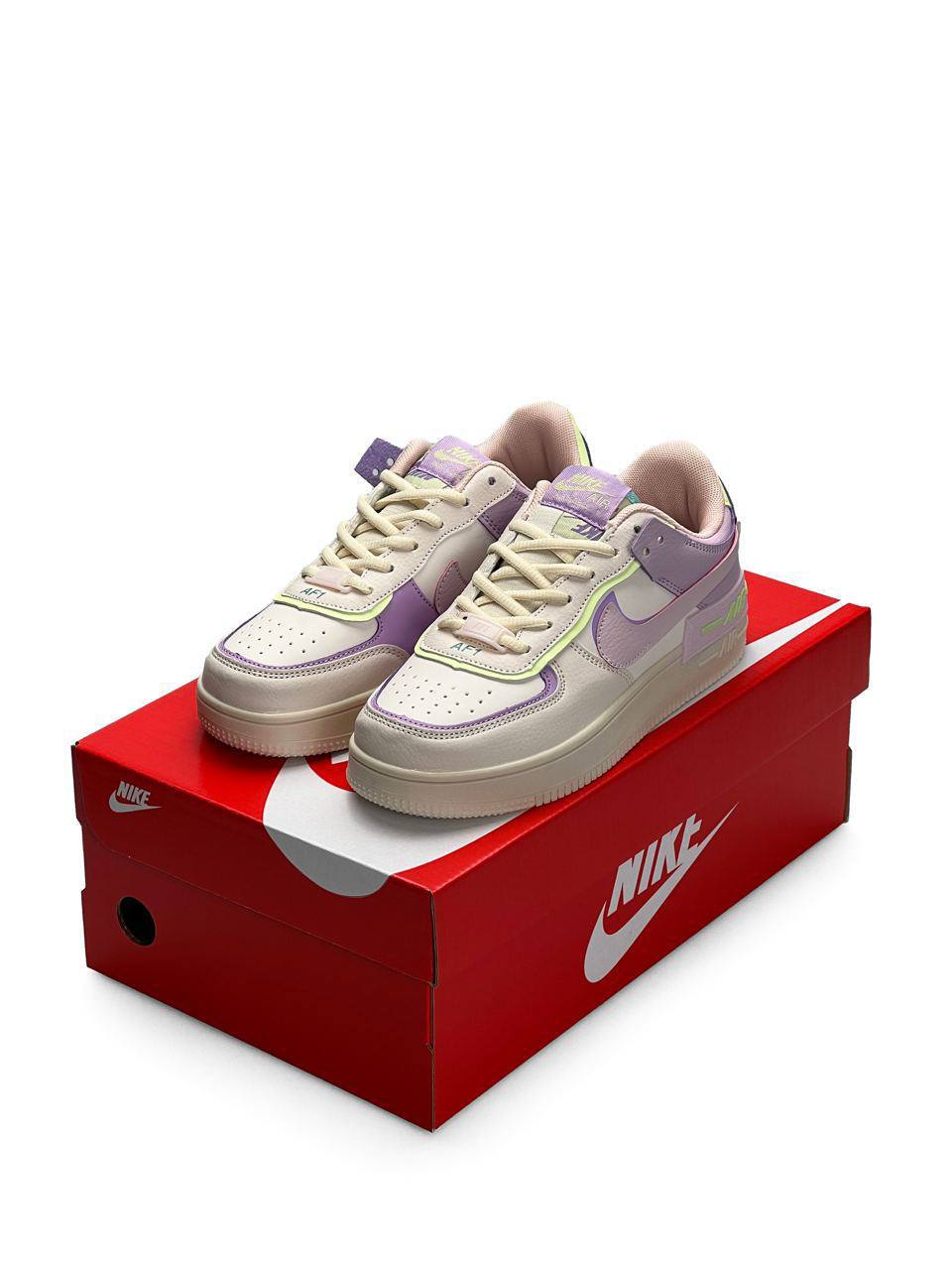 Nike Air Force 1 Shadow Beige Violet