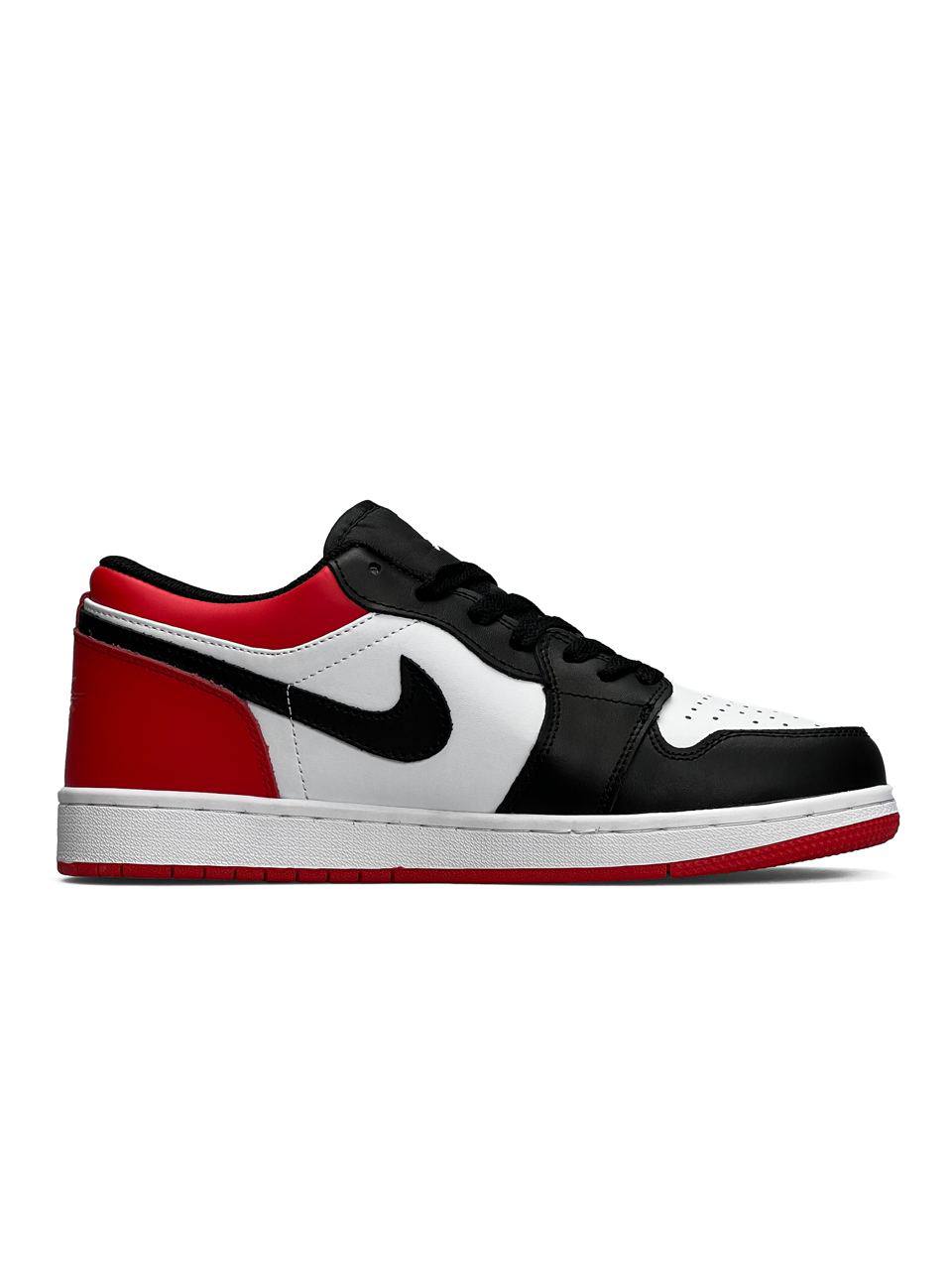 Nike Air Jordan 1 Low Black White Red