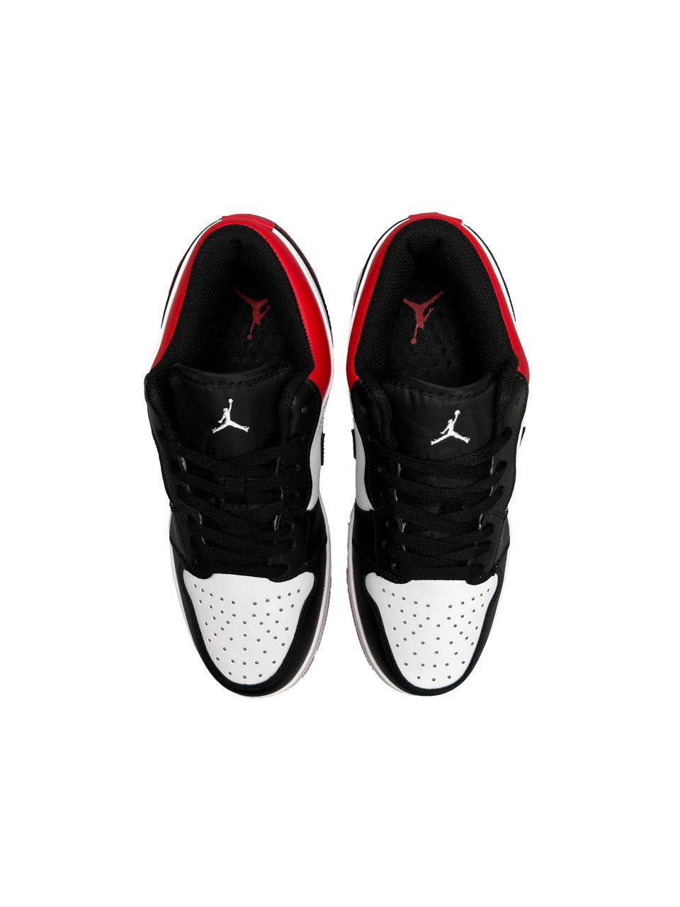 Nike Air Jordan 1 Low Black White Red