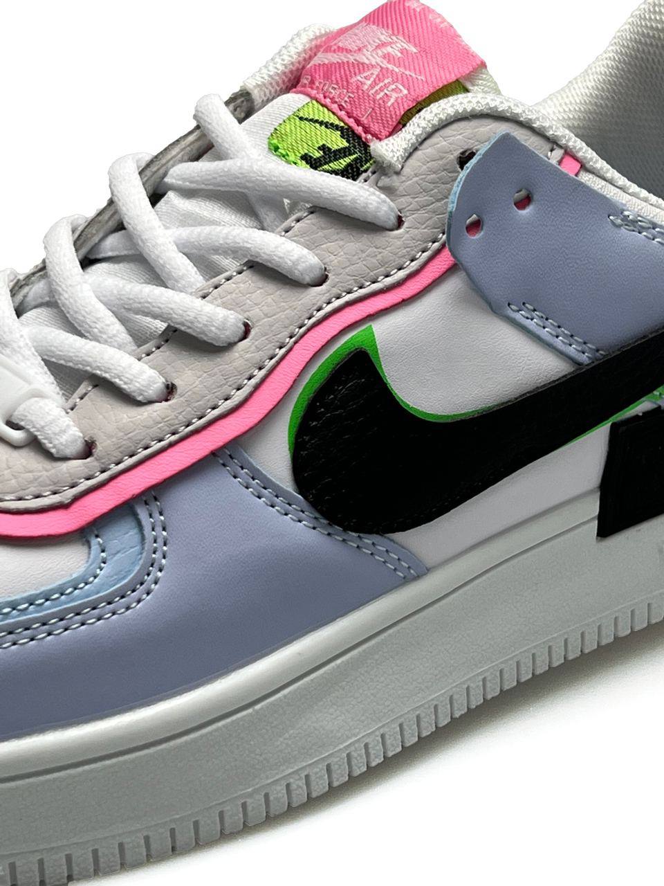 Nike Air Force 1 Shadow Violet Black Rose