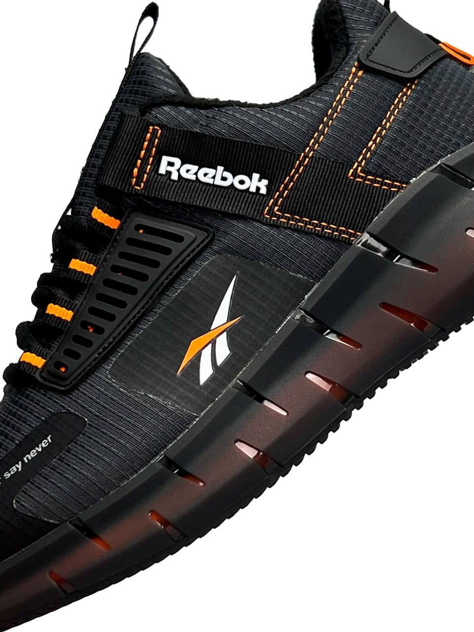 Reebok Zig Kinetica Fleece Dark Grey Orange