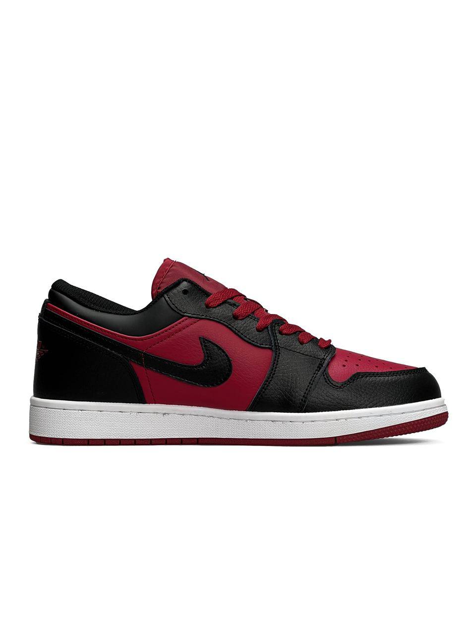 Nike Air Jordan 1 Low Black White Wine