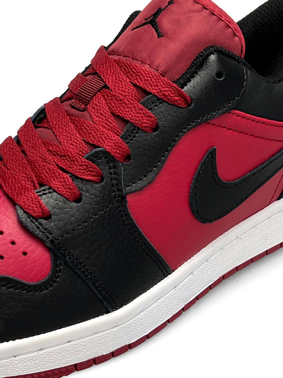 Nike Air Jordan 1 Low Black White Wine