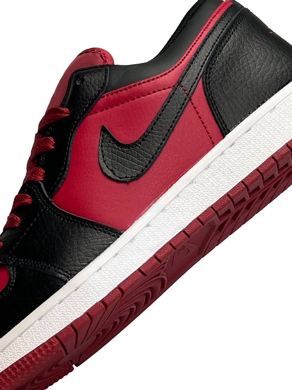 Nike Air Jordan 1 Low Black White Wine