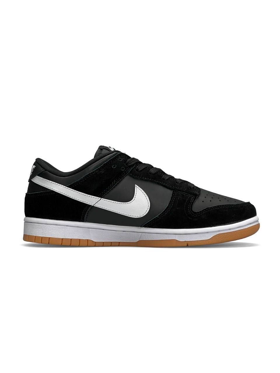 Nike SB Dunk Low Black Suede White Gum