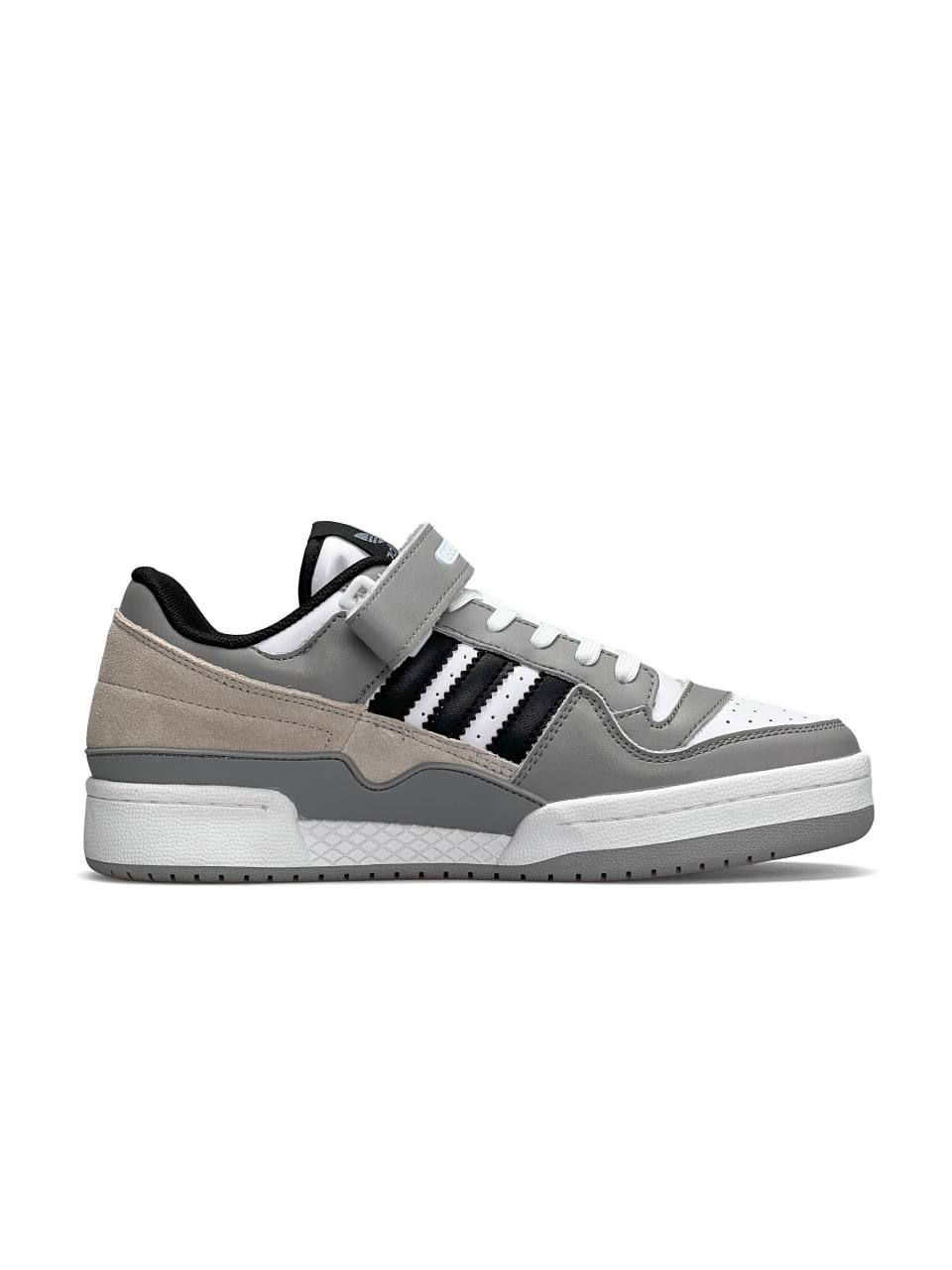 Adidas Forum Low Grey White Black