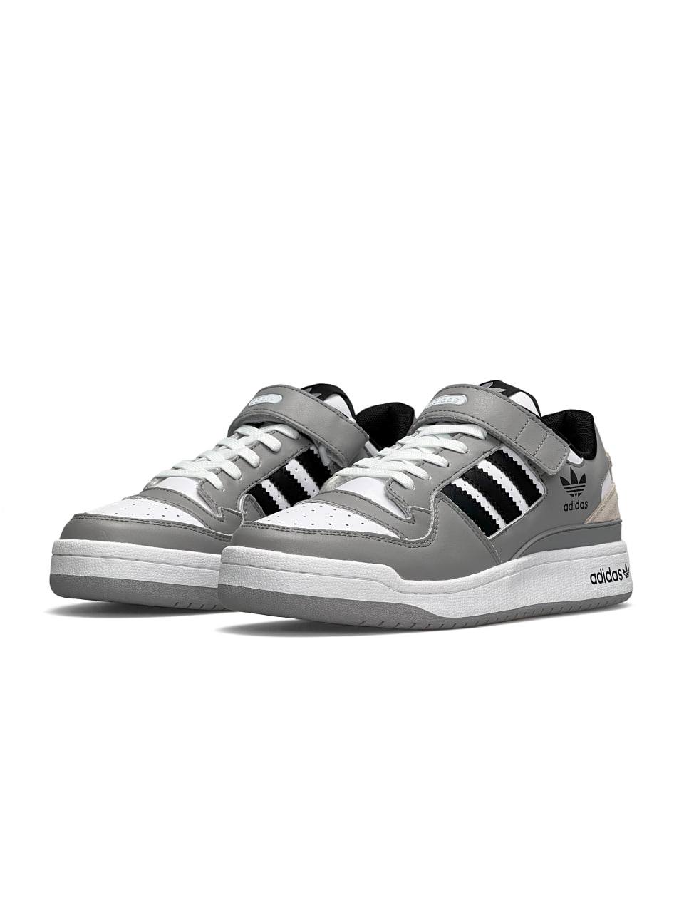 Adidas Forum Low Grey White Black
