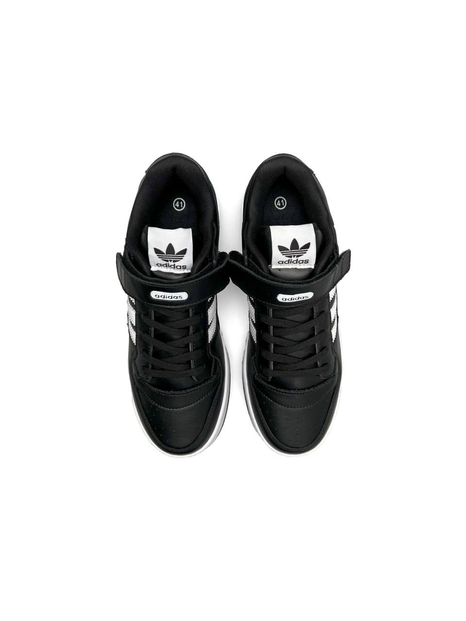 Adidas Forum Low All Black White