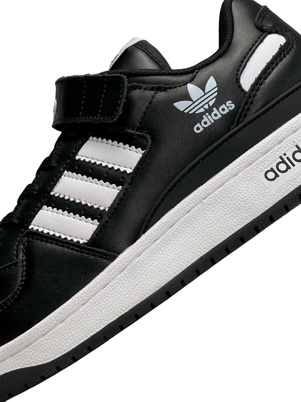 Adidas Forum Low All Black White