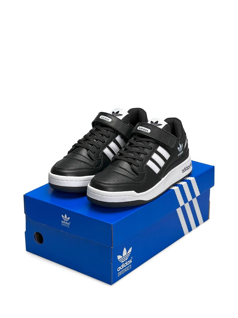 Adidas Forum Low All Black White