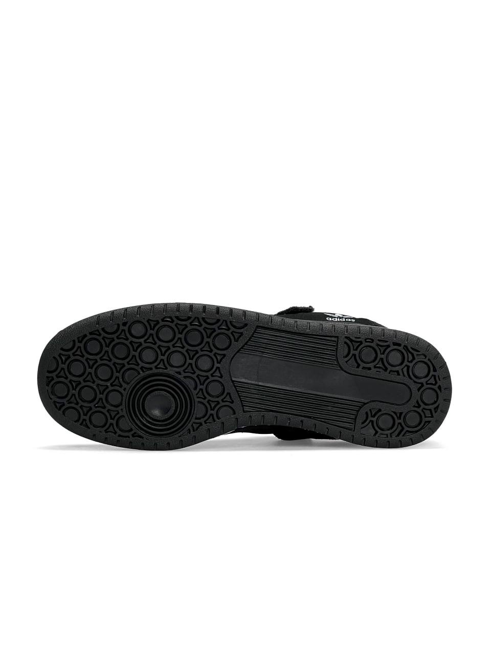 Adidas Forum Low Black Suede White