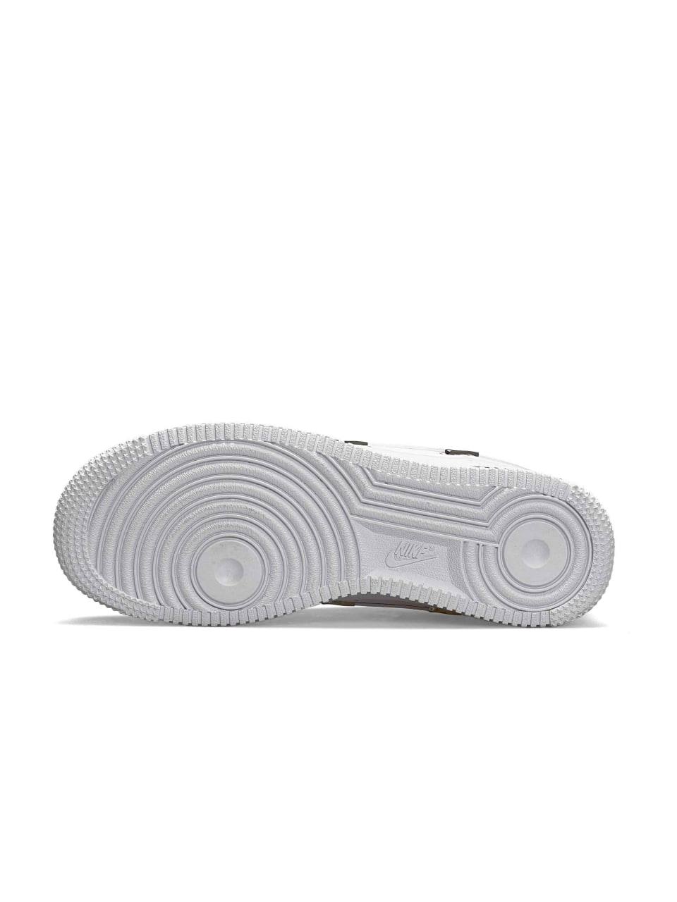 Nike Air Force 1 LX Crome Swooshes White Black
