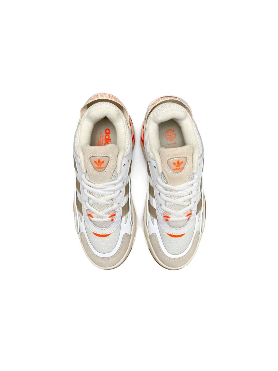 Adidas Niteball ll White Beige Orange