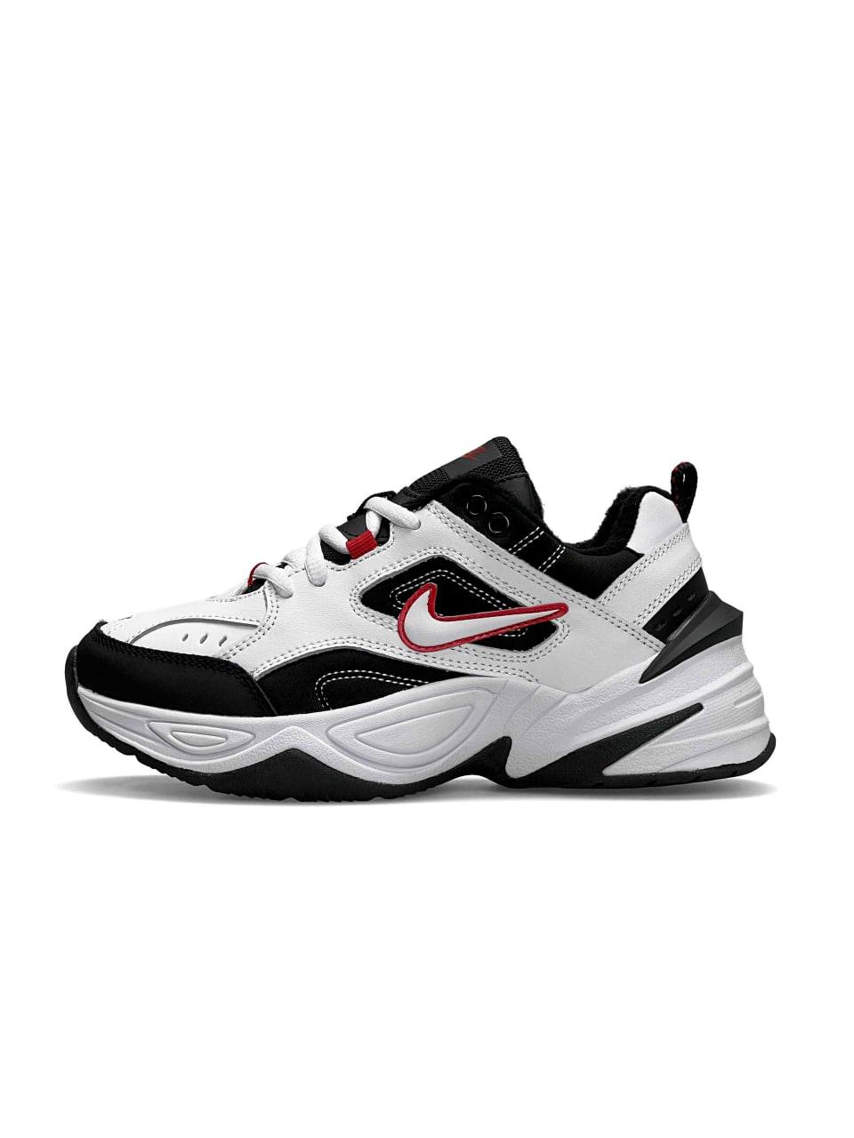 Nike M2K Tekno Fleece White Black Red