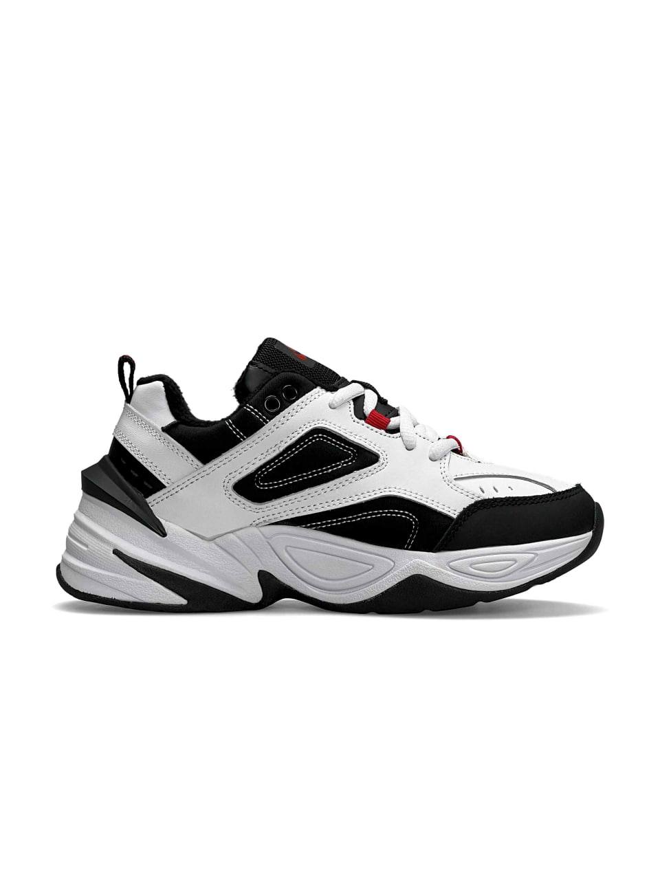 Nike M2K Tekno Fleece White Black Red