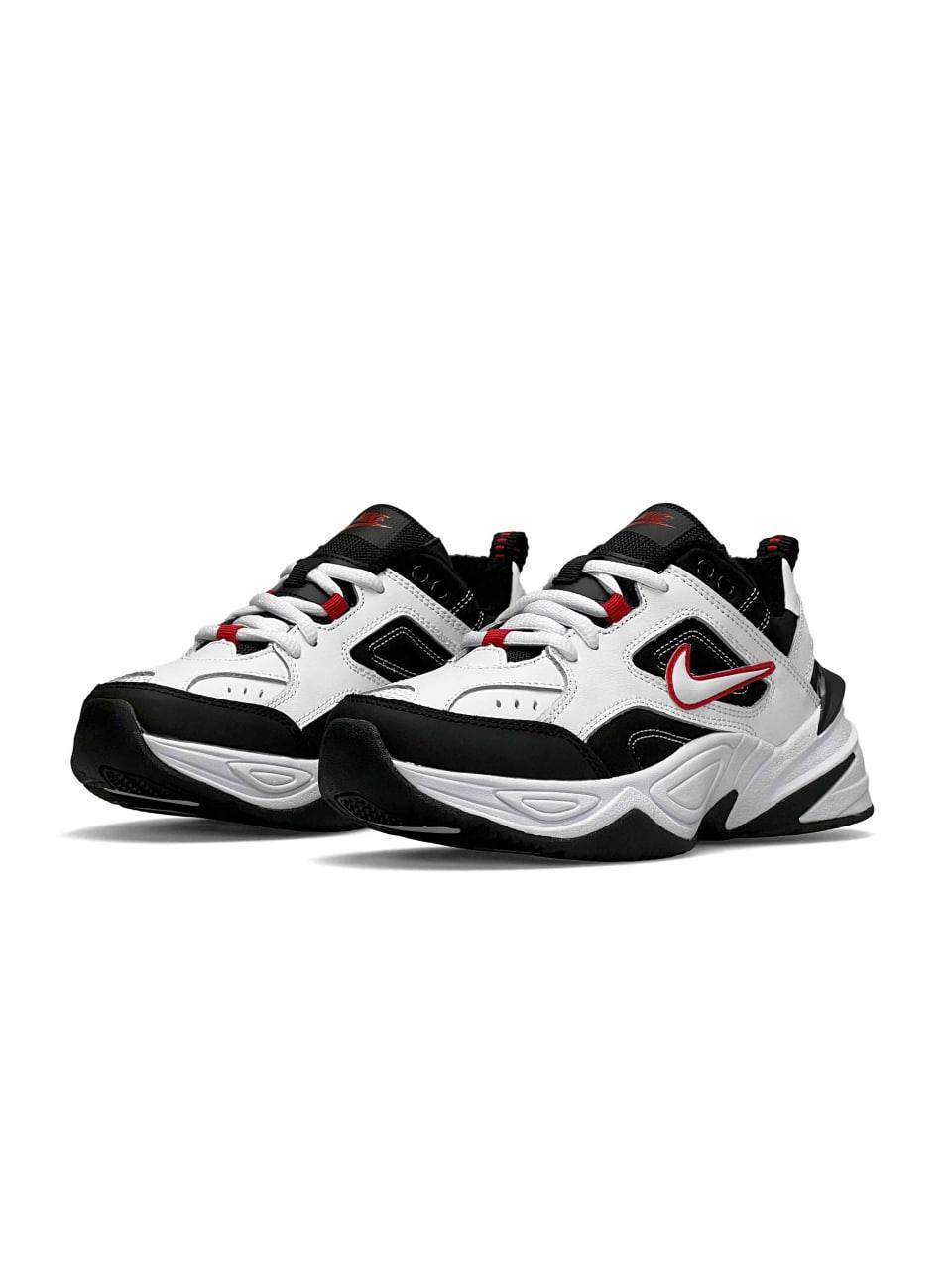 Nike M2K Tekno Fleece White Black Red