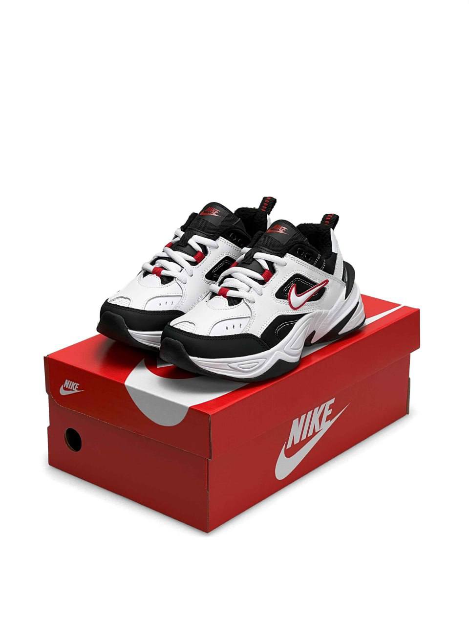 Nike M2K Tekno Fleece White Black Red