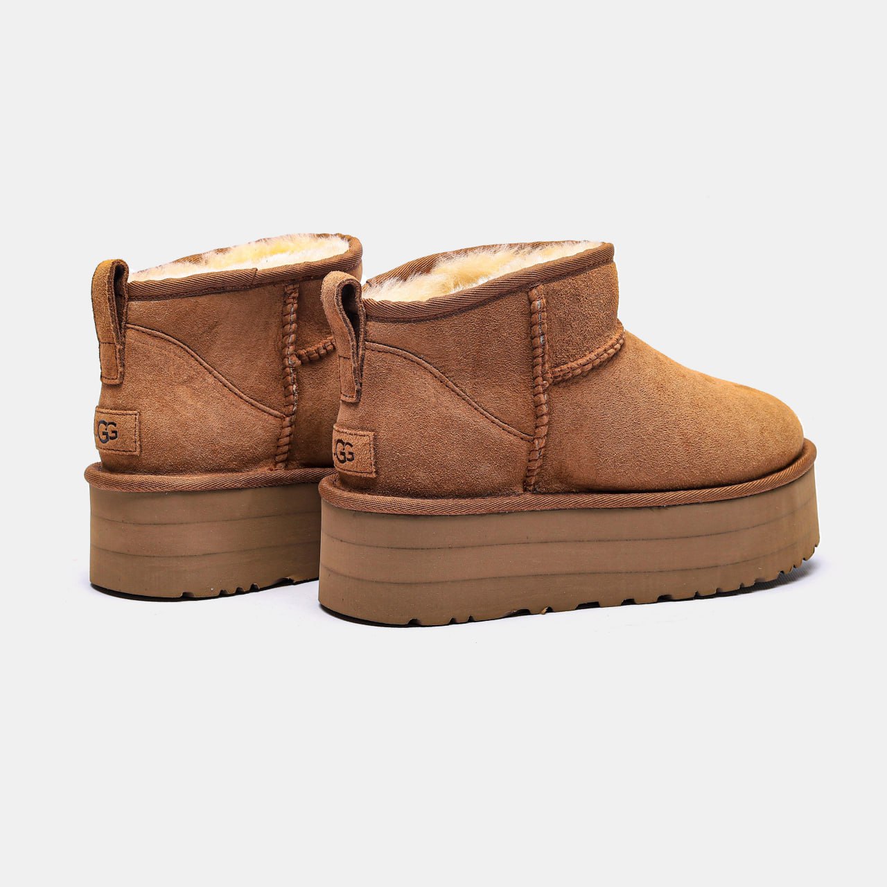 UGG Classic Ultra Mini Platform Bootie Chestnut