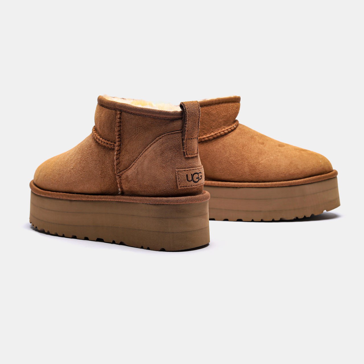 UGG Classic Ultra Mini Platform Bootie Chestnut