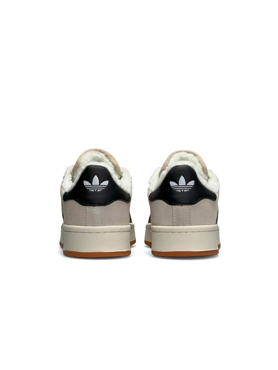 Adidas Campus Beige Black Fur