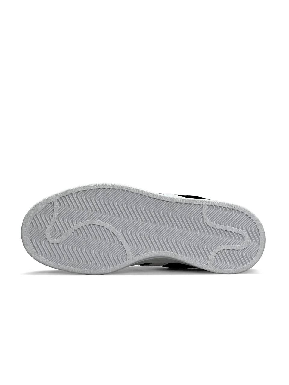 Adidas Campus Black White Fur