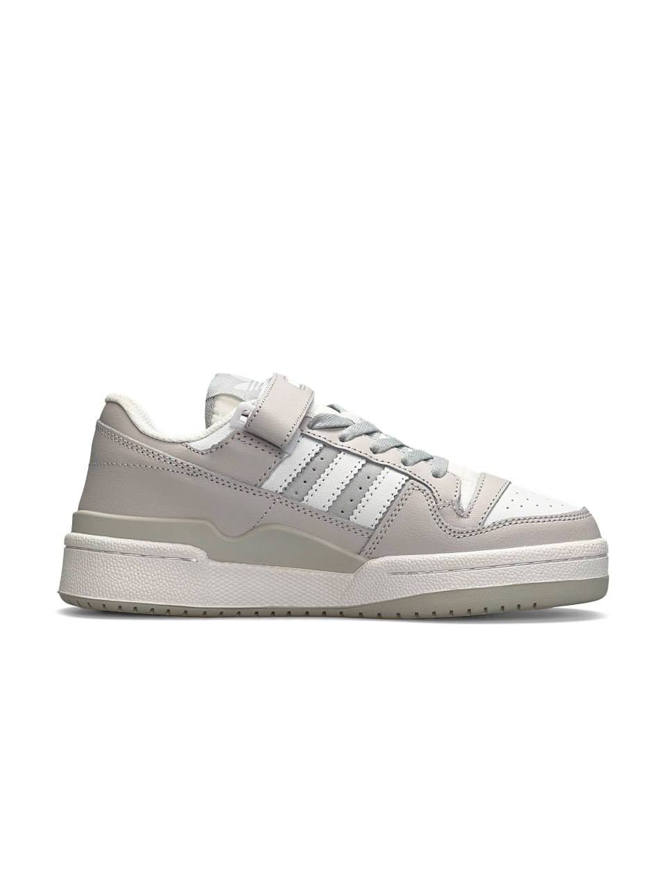 Adidas Forum Low Light Gray White