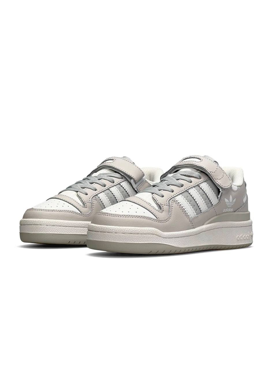Adidas Forum Low Light Gray White