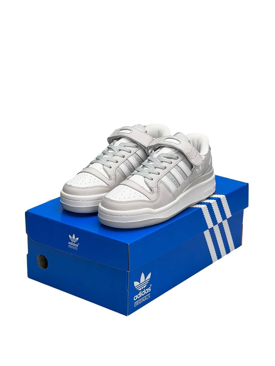Adidas Forum Low Light Gray White