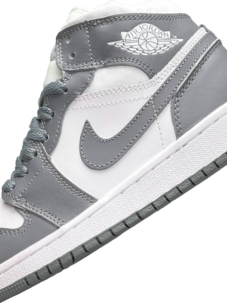 Nike Air Jordan 1 High Silver Gray White Fur