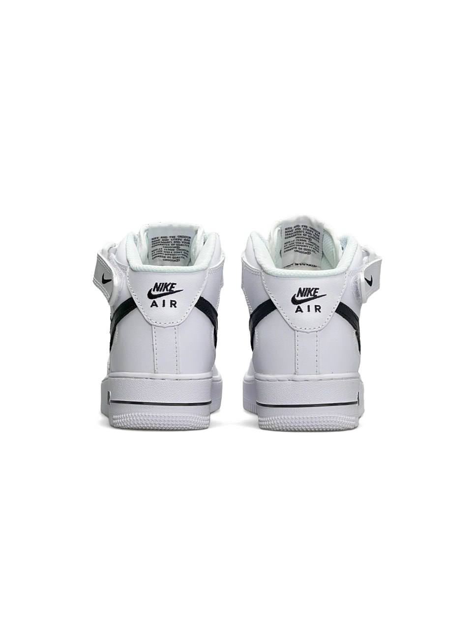 Nike Air Force 1 High White Black Fur