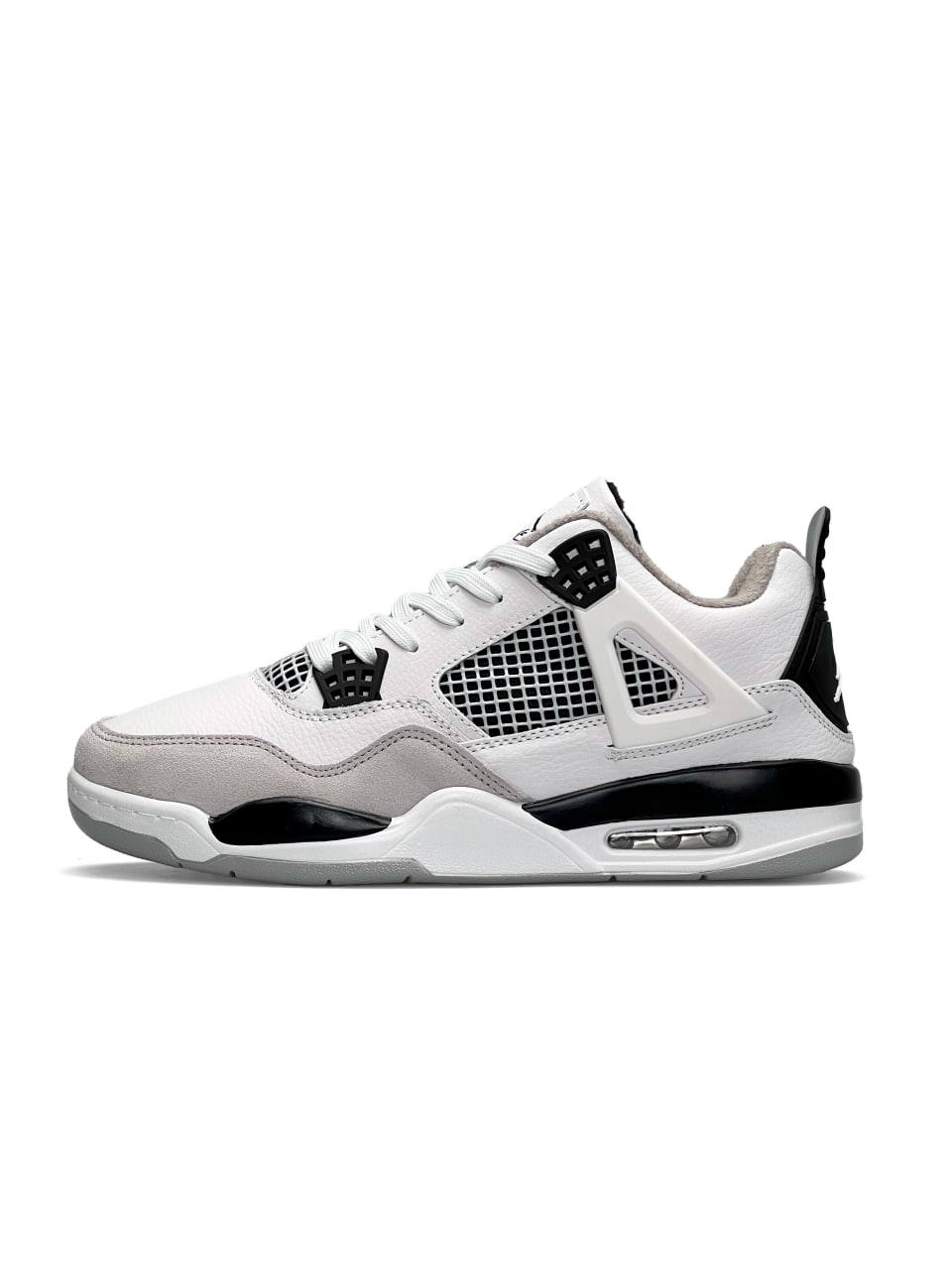 Nike Air Jordan 4 Retro Fleece Termo White Leather