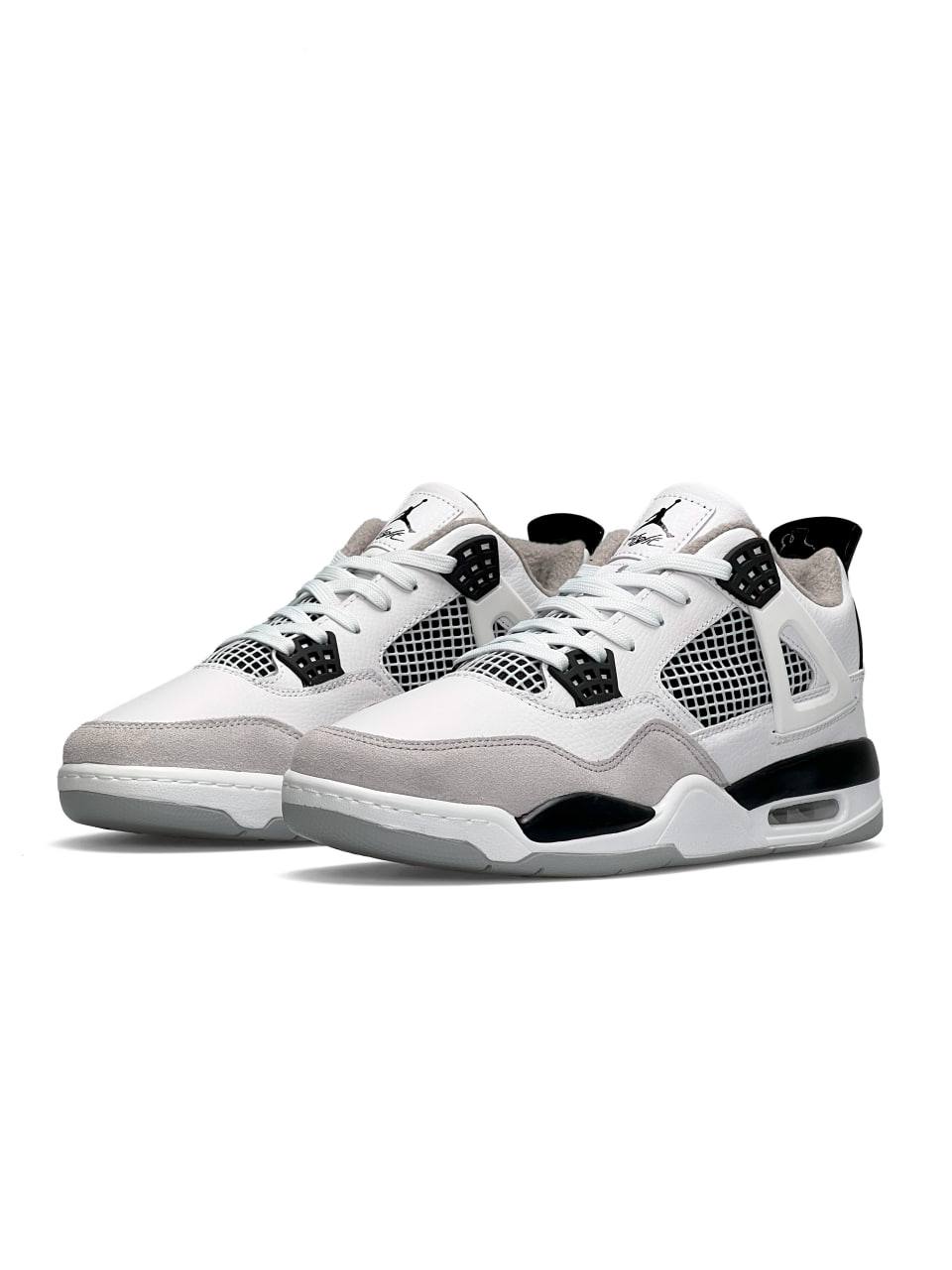 Nike Air Jordan 4 Retro Fleece Termo White Leather