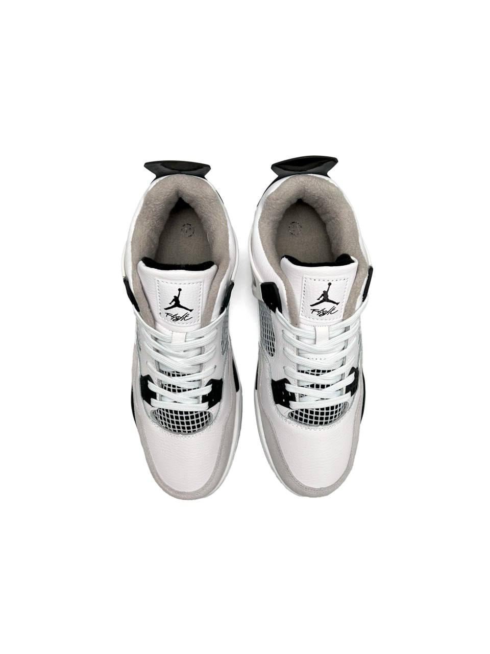 Nike Air Jordan 4 Retro Fleece Termo White Leather