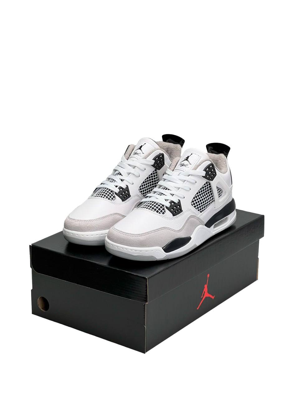 Nike Air Jordan 4 Retro Fleece Termo White Leather