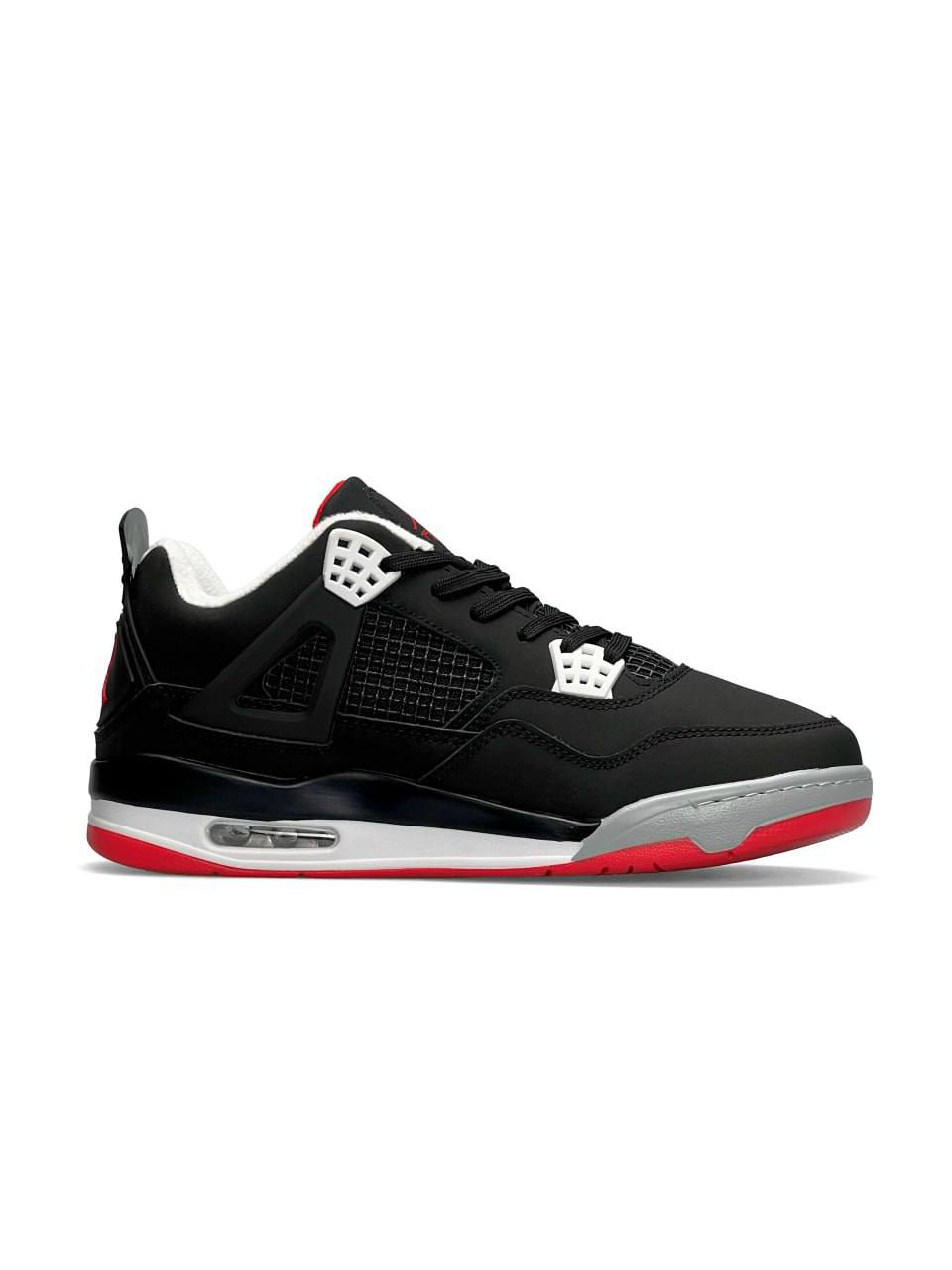 Nike Air Jordan 4 Retro Fleece Termo Black Red