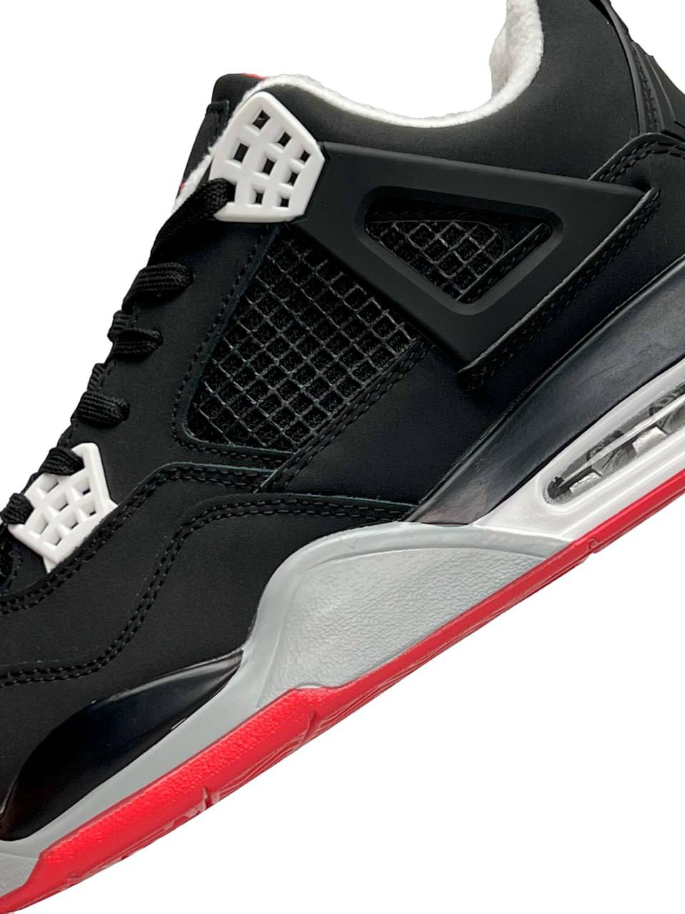 Nike Air Jordan 4 Retro Fleece Termo Black Red