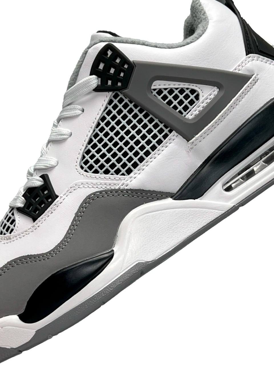 Nike Air Jordan 4 Retro Fleece Termo White Gray