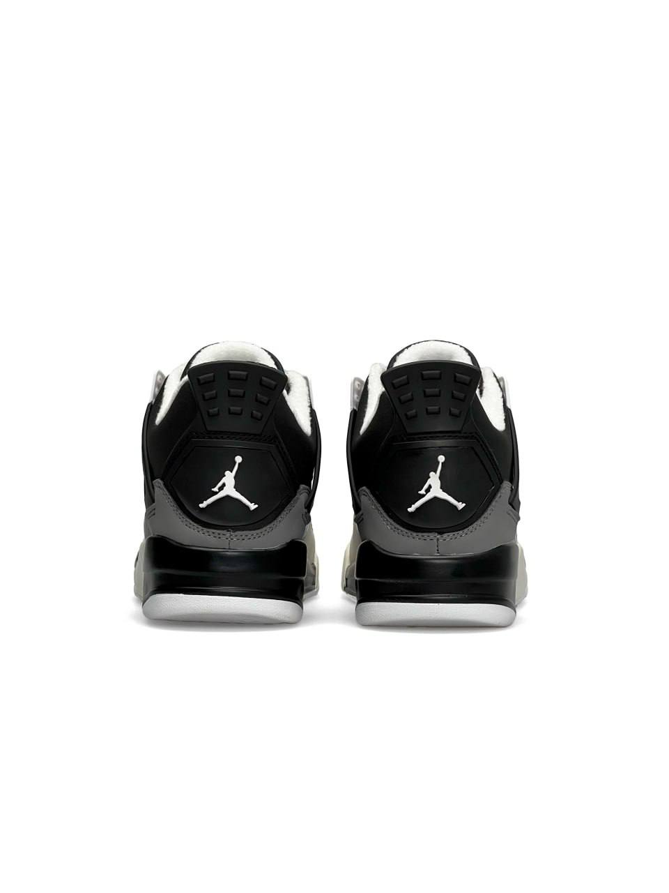 Nike Air Jordan 4 Retro Fleece Termo Black Gray Beige