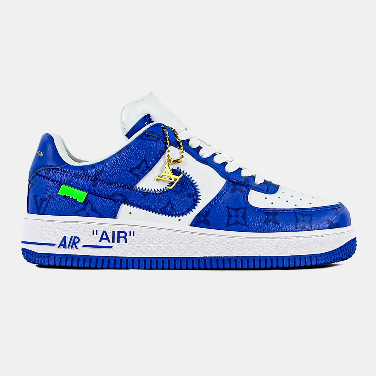 Nike Air Force 1 Low By Virgil Abloh White Royal LV