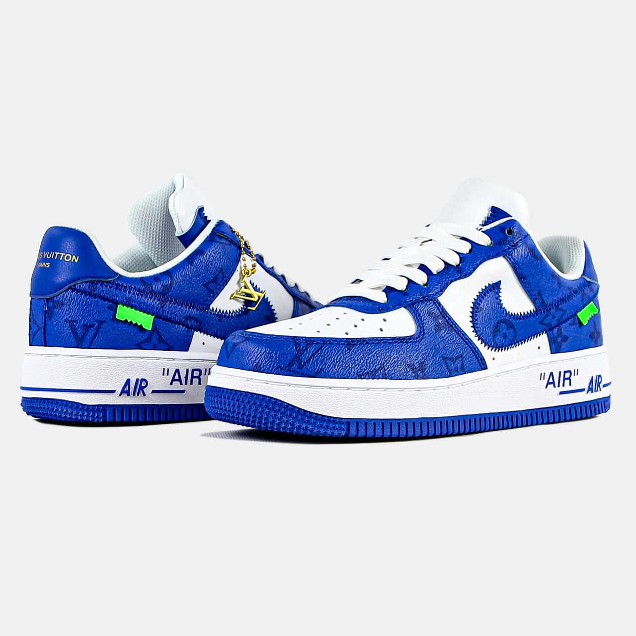 Nike Air Force 1 Low By Virgil Abloh White Royal LV