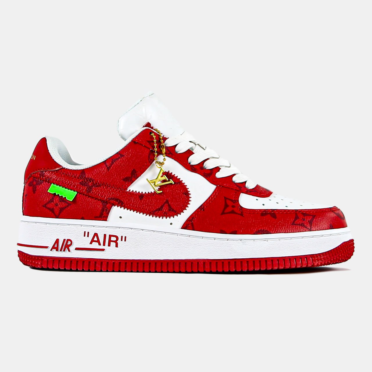 Nike Air Force 1 Low By Virgil Abloh White Red LV