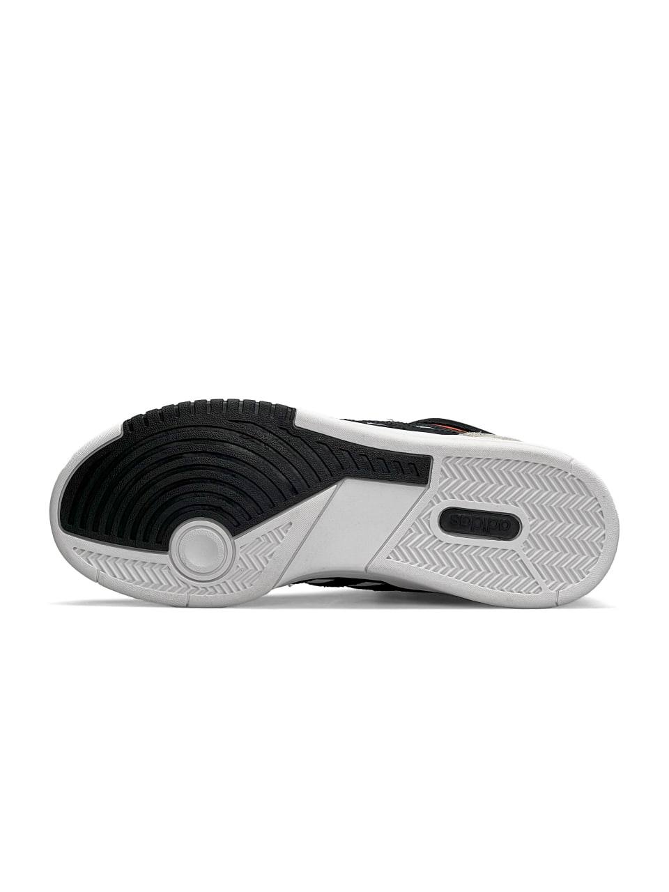 Adidas Drop Step High Black Orange Fur
