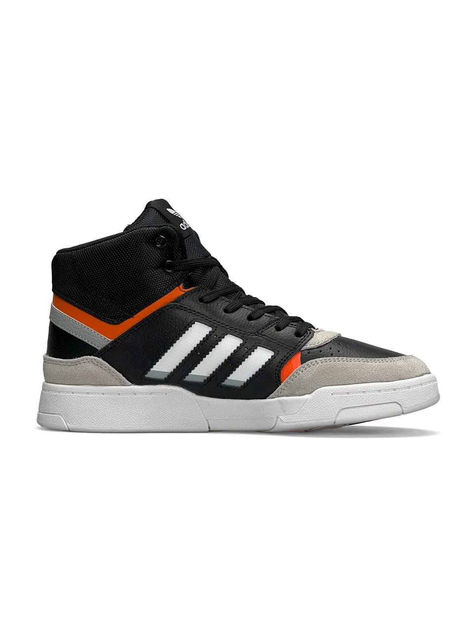 Adidas Drop Step High Black Orange Fur