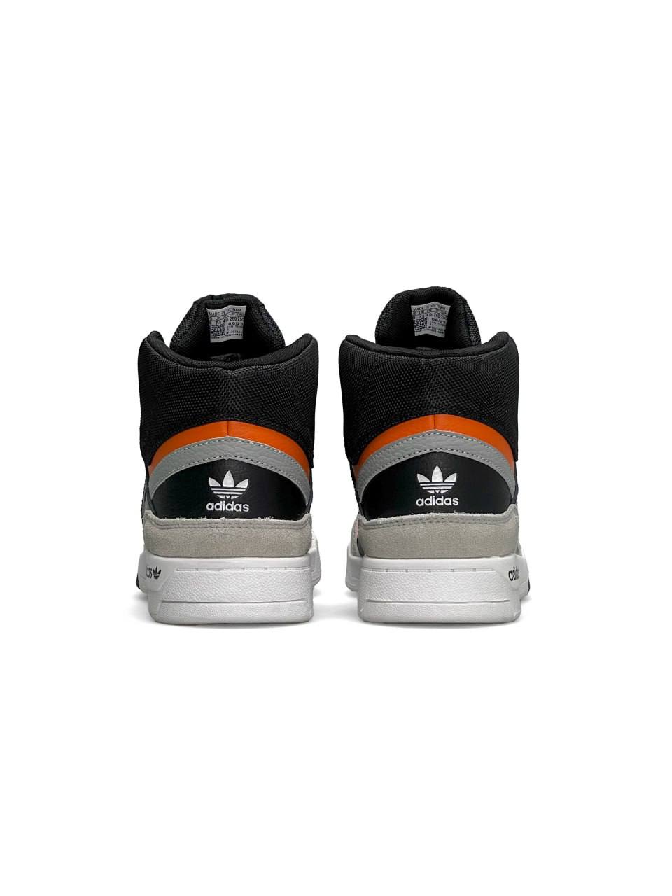 Adidas Drop Step High Black Orange Fur