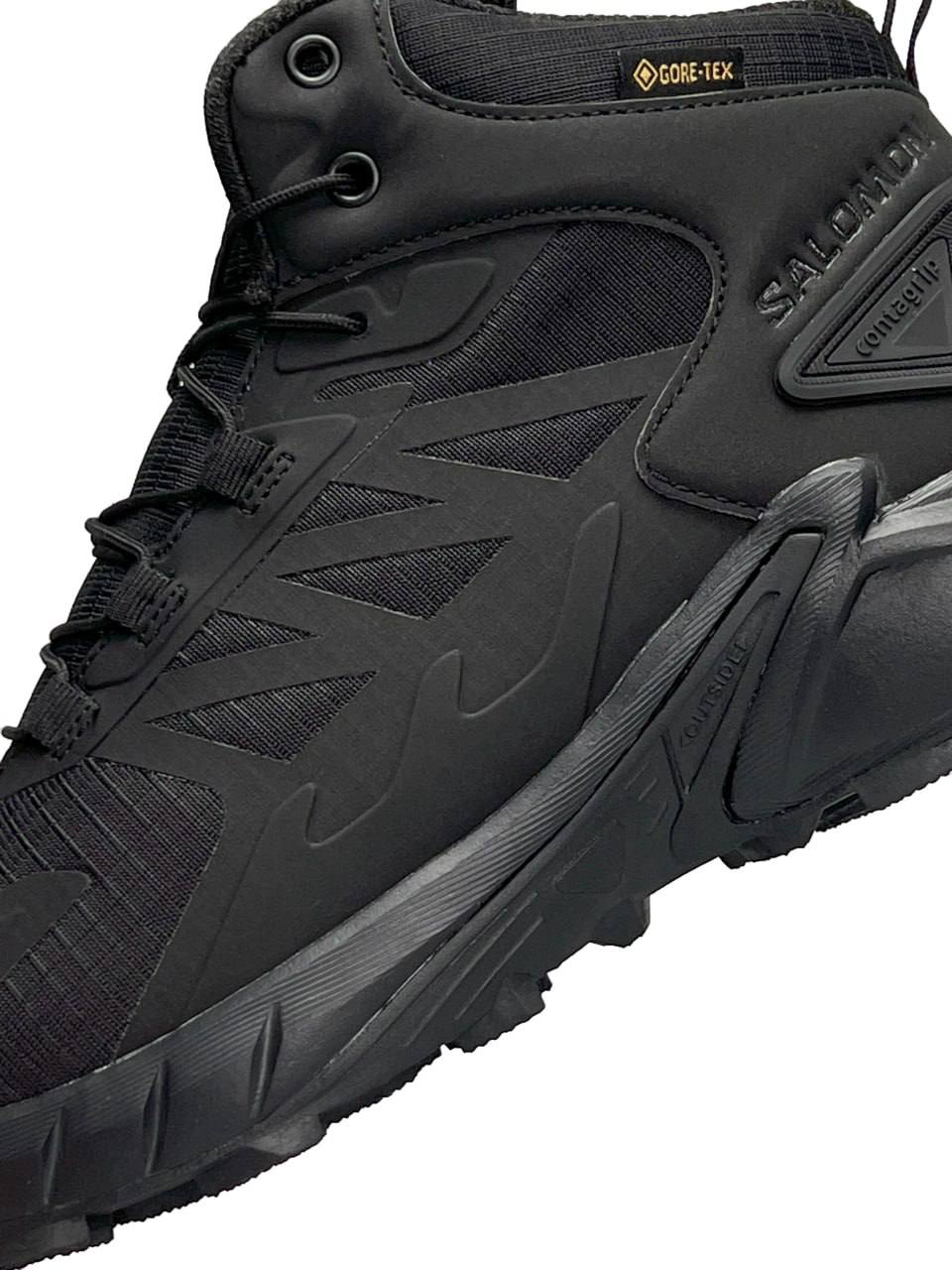 Salomon Gore-Tex High All Black Fur
