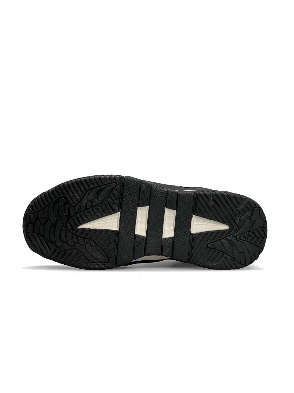 Adidas Niteball High All Black White Fur