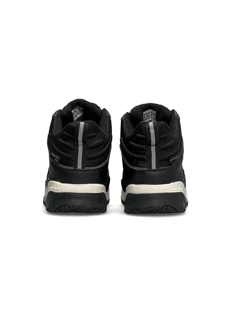 Adidas Niteball High All Black White Fur