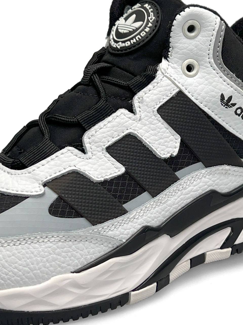 Adidas Niteball High White Black Fur
