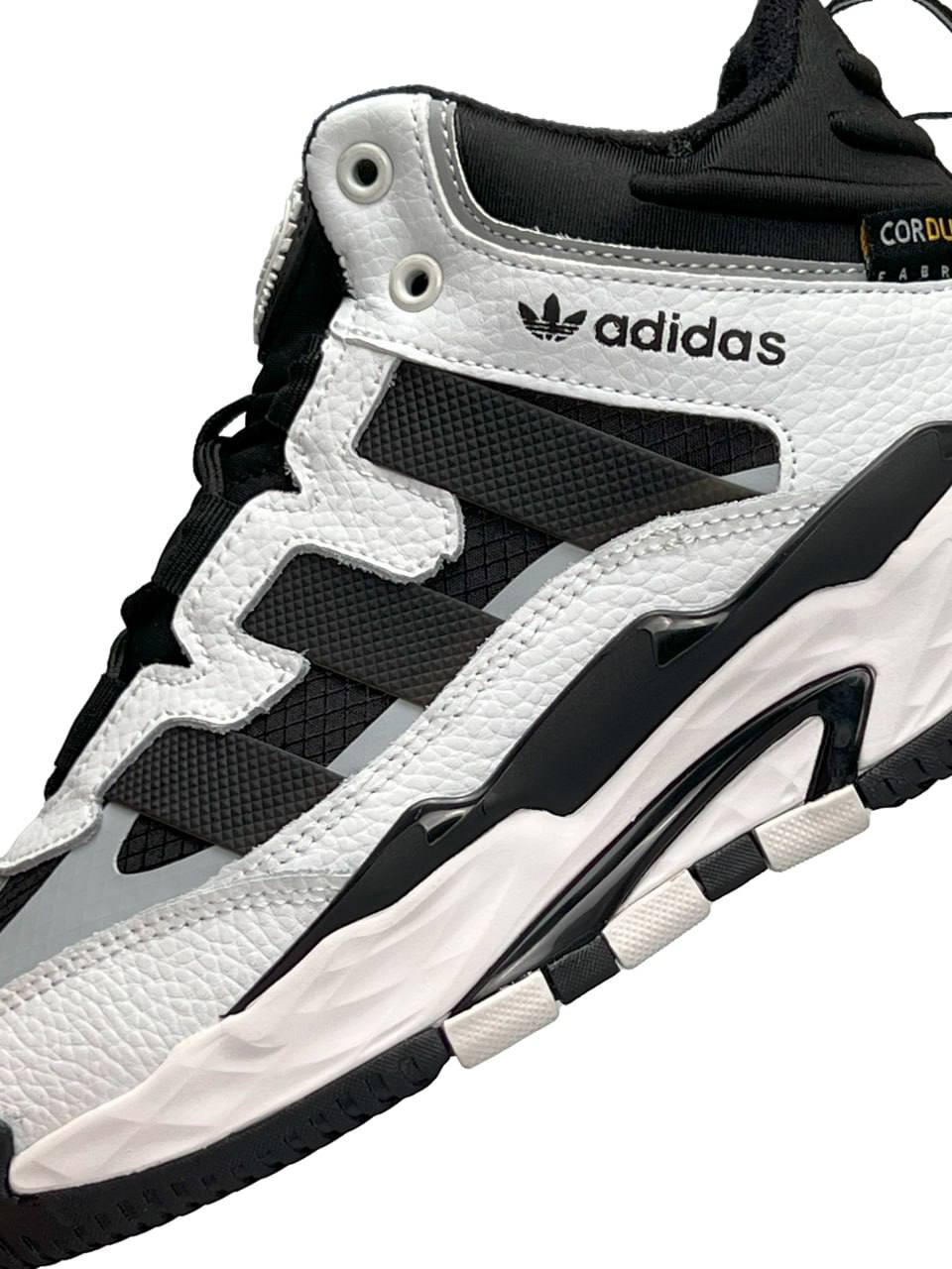 Adidas Niteball High White Black Fur