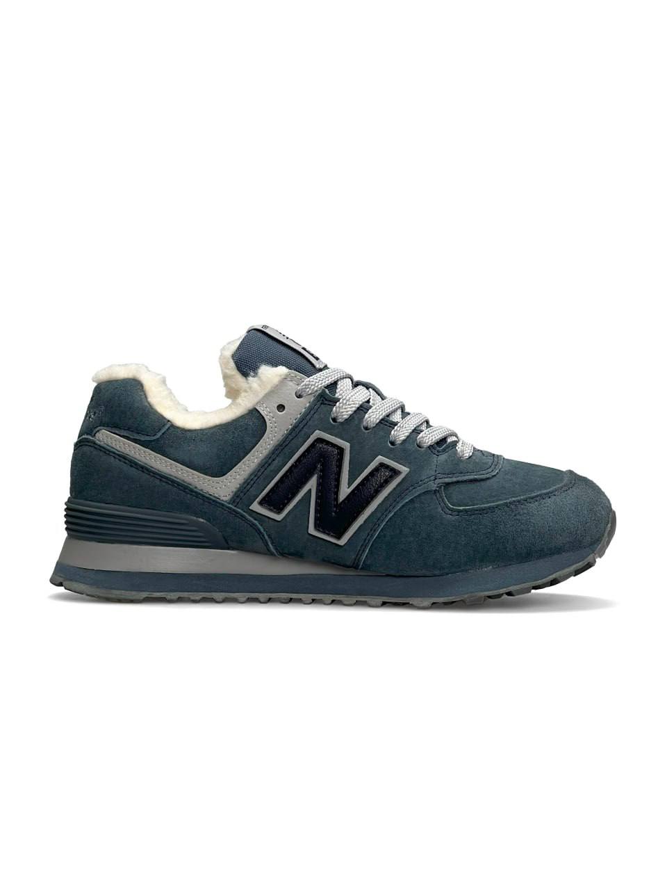 New Balance 574 Dark Gray Fur
